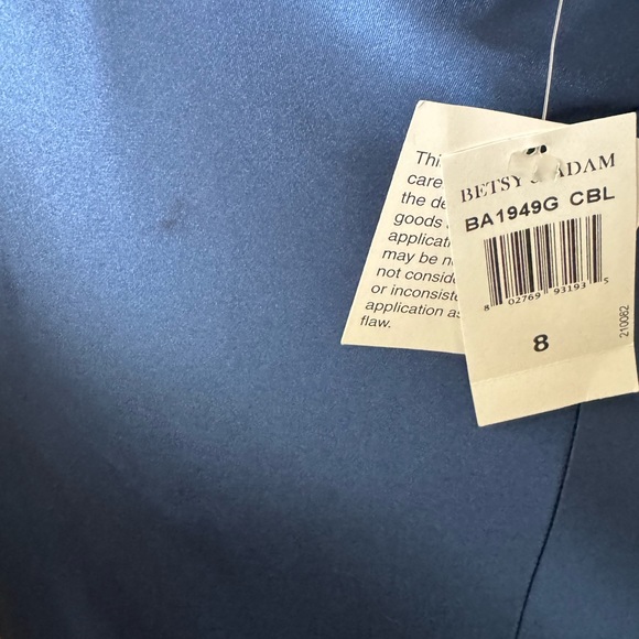 RARE BETSY & ADAM BLUE GOWN - NWT - Picture 14 of 15